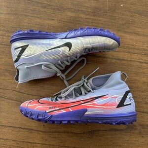Nike Kids Mercurial Sneakers - Purple and Gray